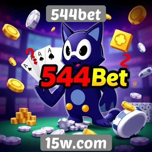 Diversidade de jogos disponíveis na 544bet